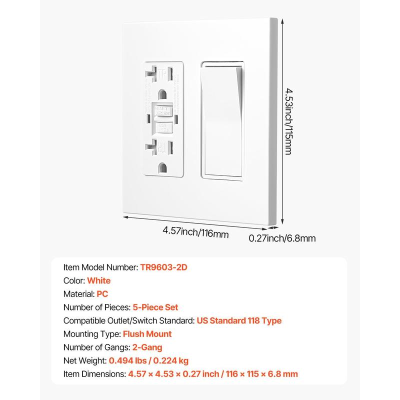 Rocker Light Switch Wall Plate - Decor Lighting Pack 评论和价格