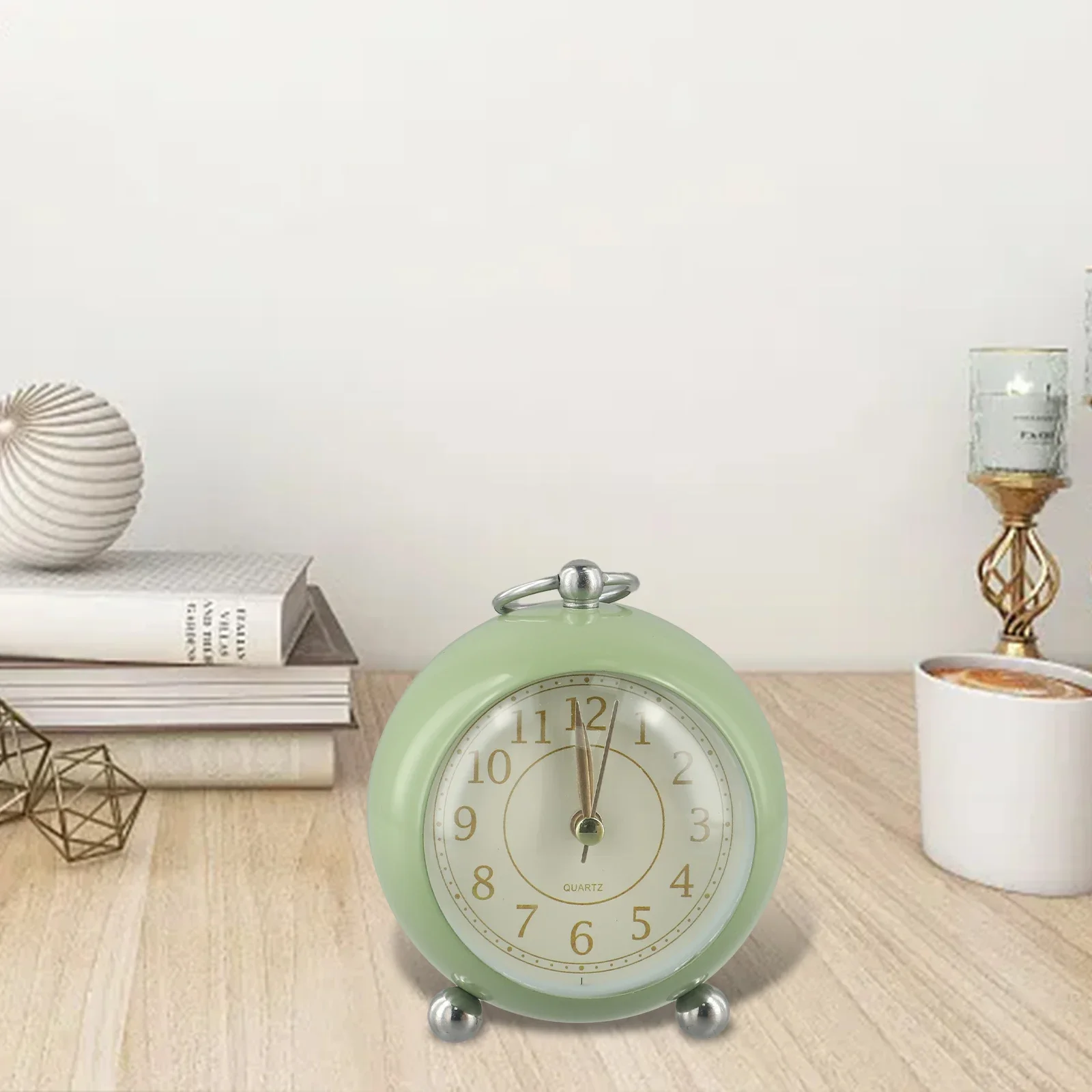Silent Vintage Alarm Clock Rou - Decor Lighting Hours 评论和价格
