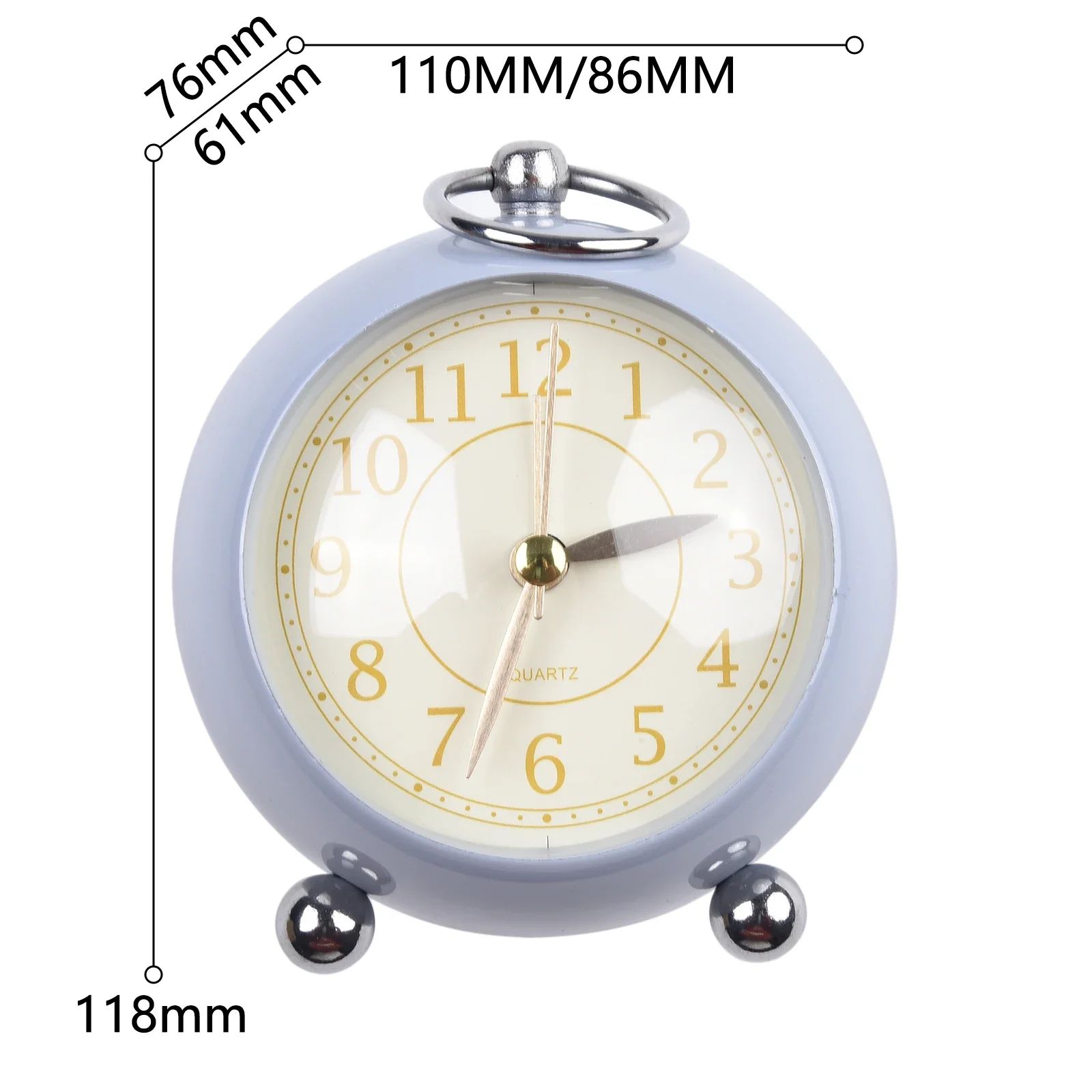 Silent Vintage Alarm Clock Rou - Decor Lighting Hours 评论和价格