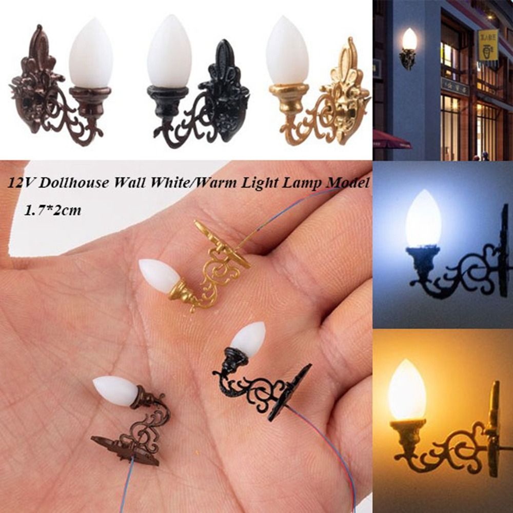New 1.7*2cm Dollhouse Wall Lam - Lighting Decor House 评论和价格