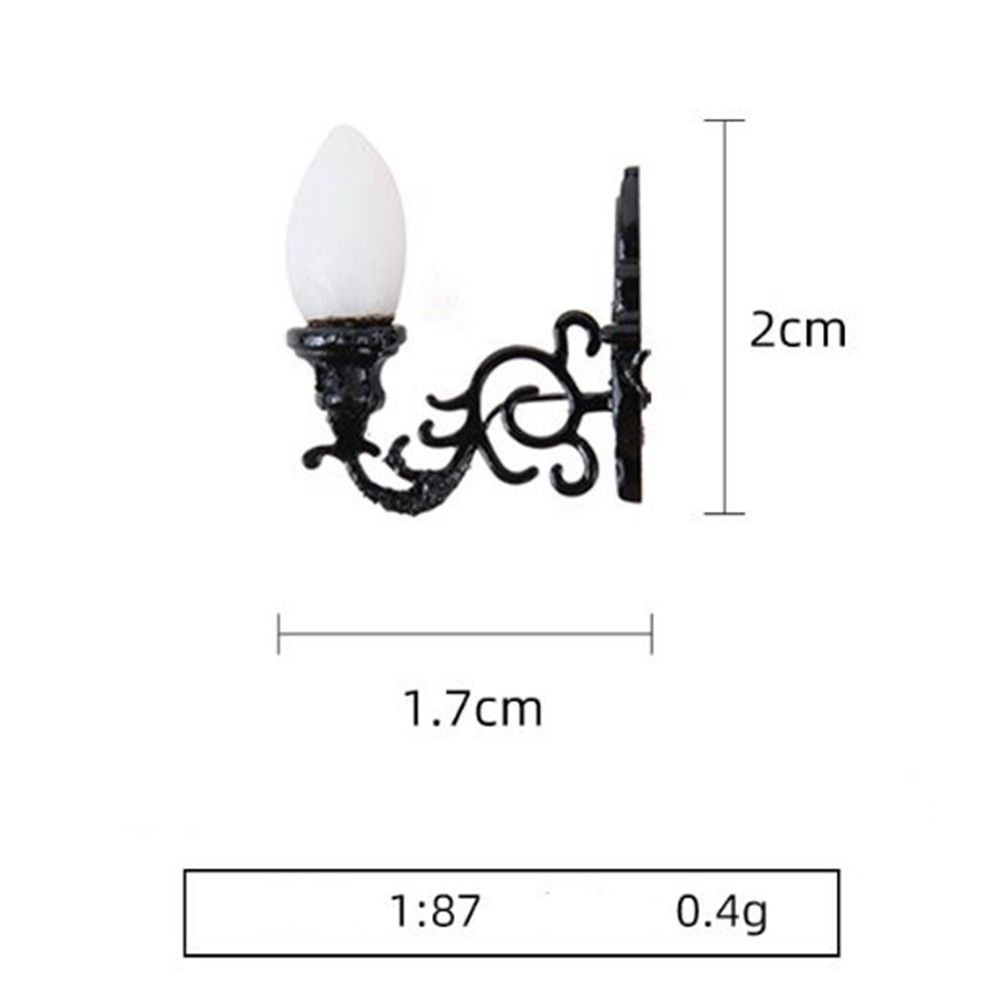 New 1.7*2cm Dollhouse Wall Lam - Lighting Decor House 评论和价格