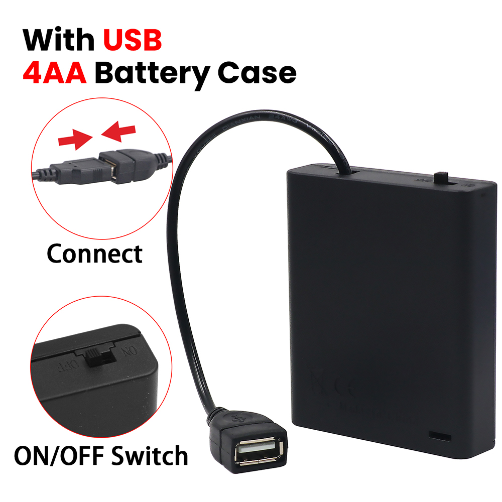 5V Switch Battery USB Power CO - Decor Lighting Hours 评论和价格