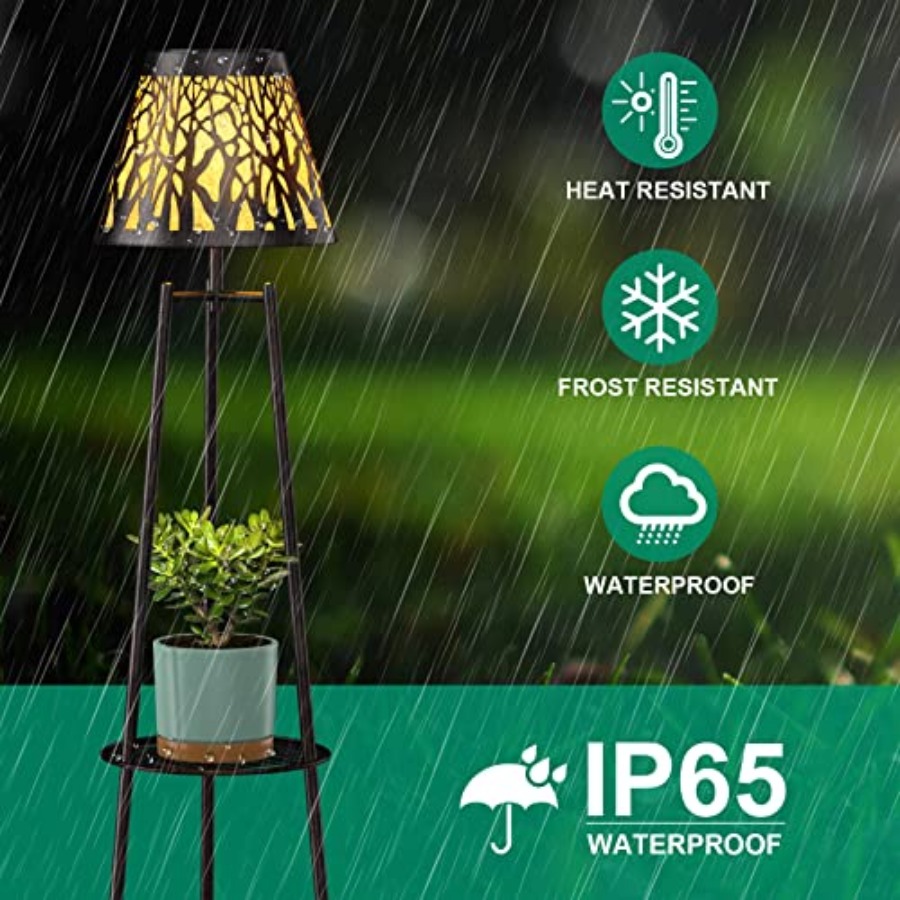 2 Pack Outdoor Solar Floor Lam - Decor Lighting Pack 评论和价格