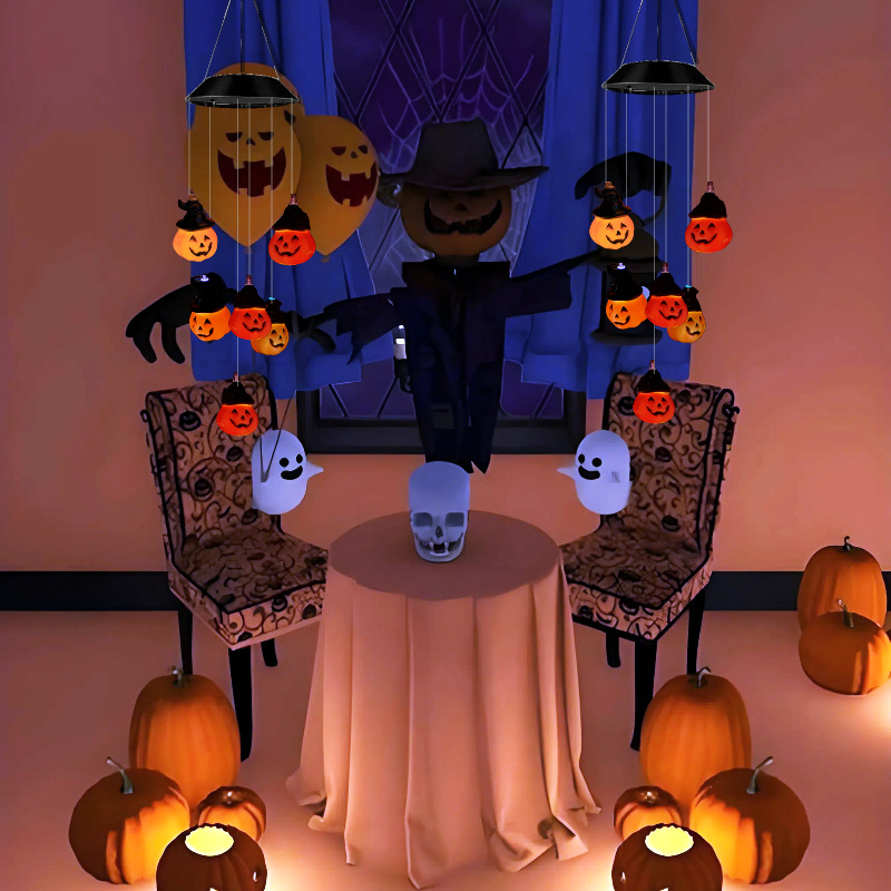 Halloween Solar Skull Ghost St - Lighting Decor House 评论和价格