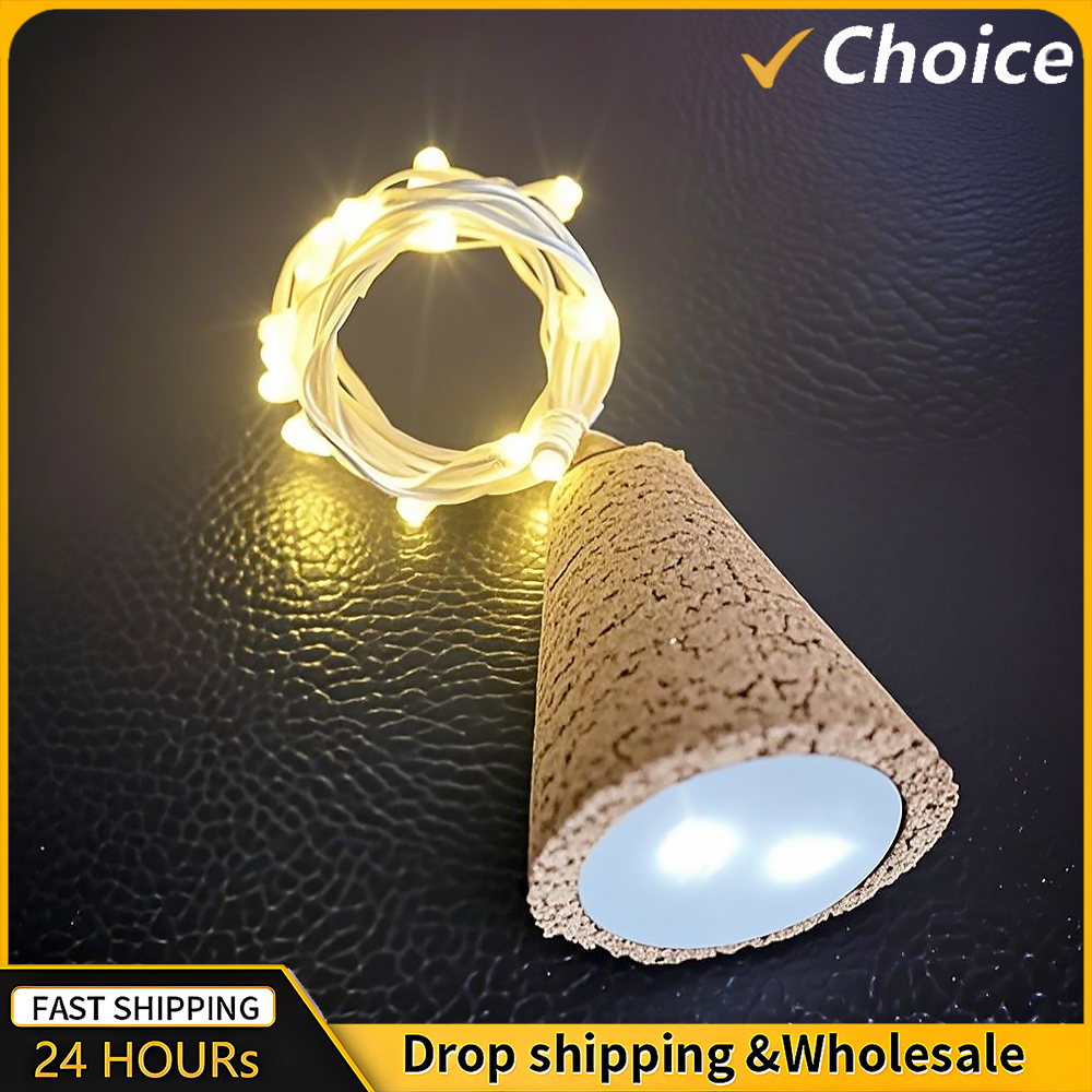 Wodden Bar LED Wine Bottle Cor - Decor Lighting Cork 评论和价格