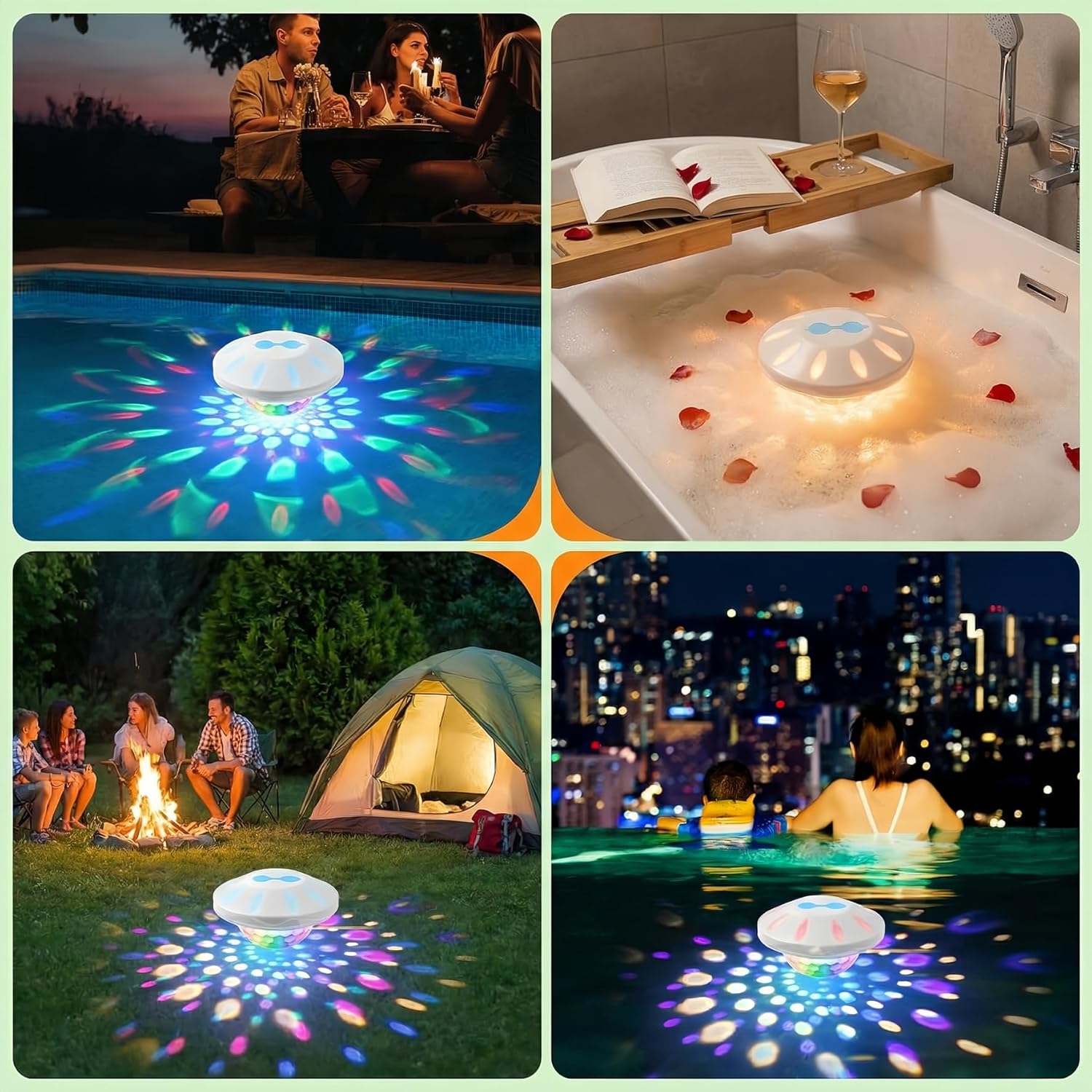 4-Pack 4000mAh Color-Changing  - Decor Lighting Pack 评论和价格