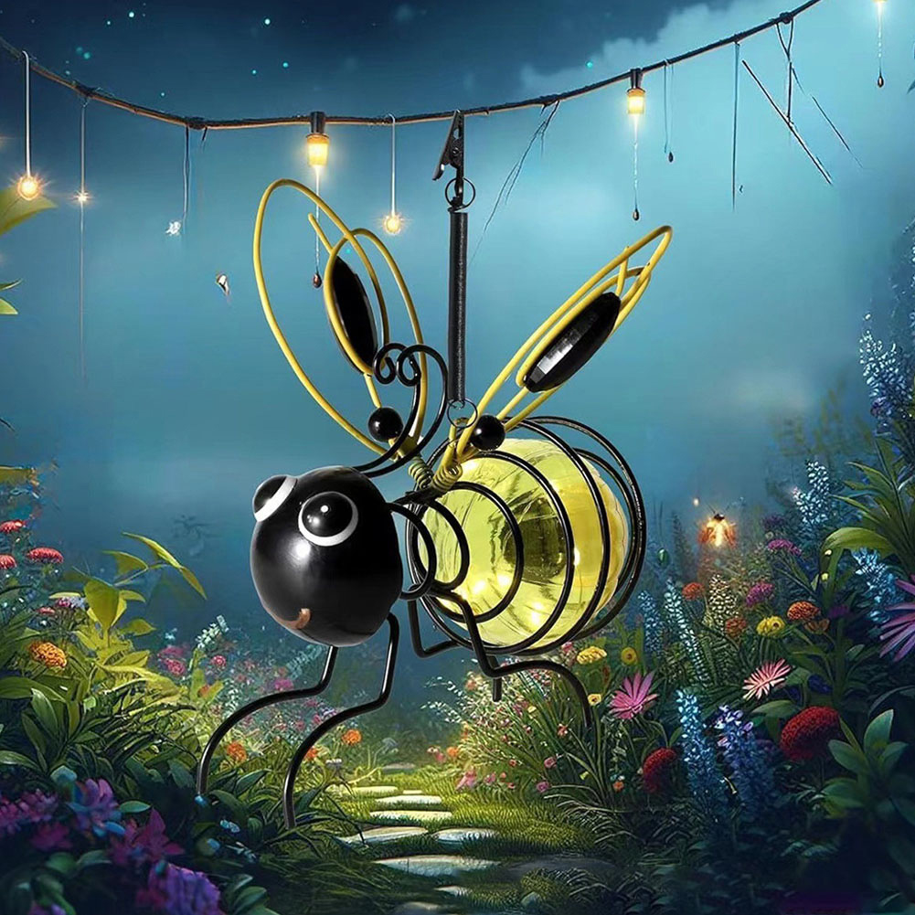 Solar-Powered Hanging Bug Ligh - Lighting Bug Decor 评论和价格