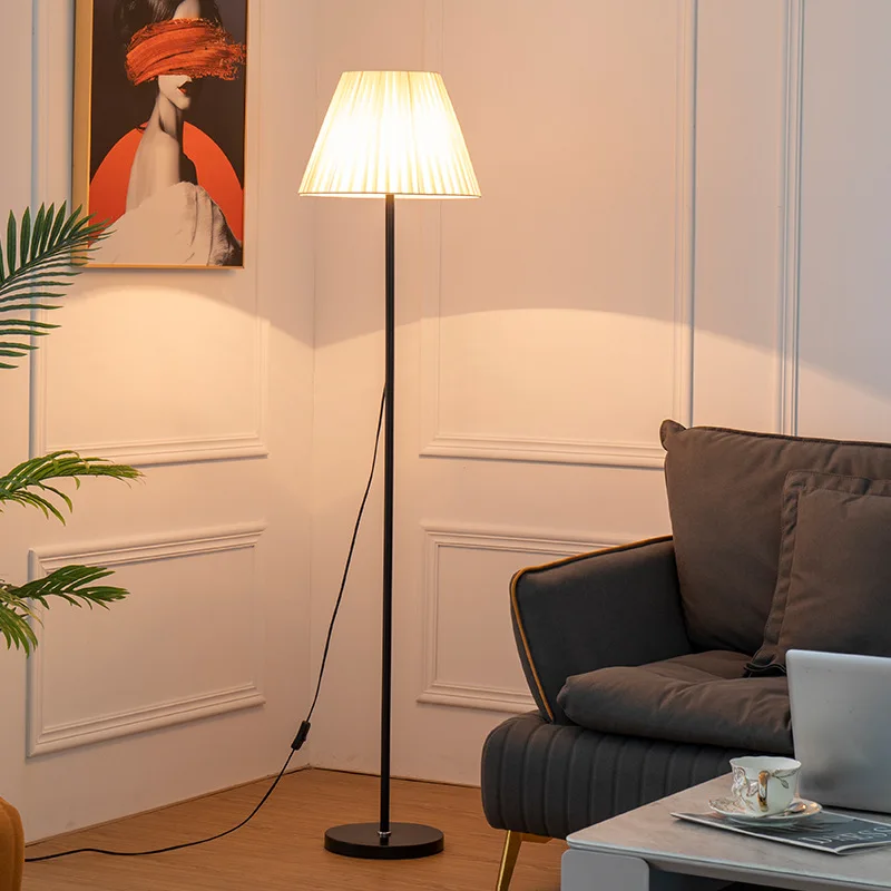 Retro Pleated Floor Stand Lamp - Floor Lamp Tripod 评论和价格