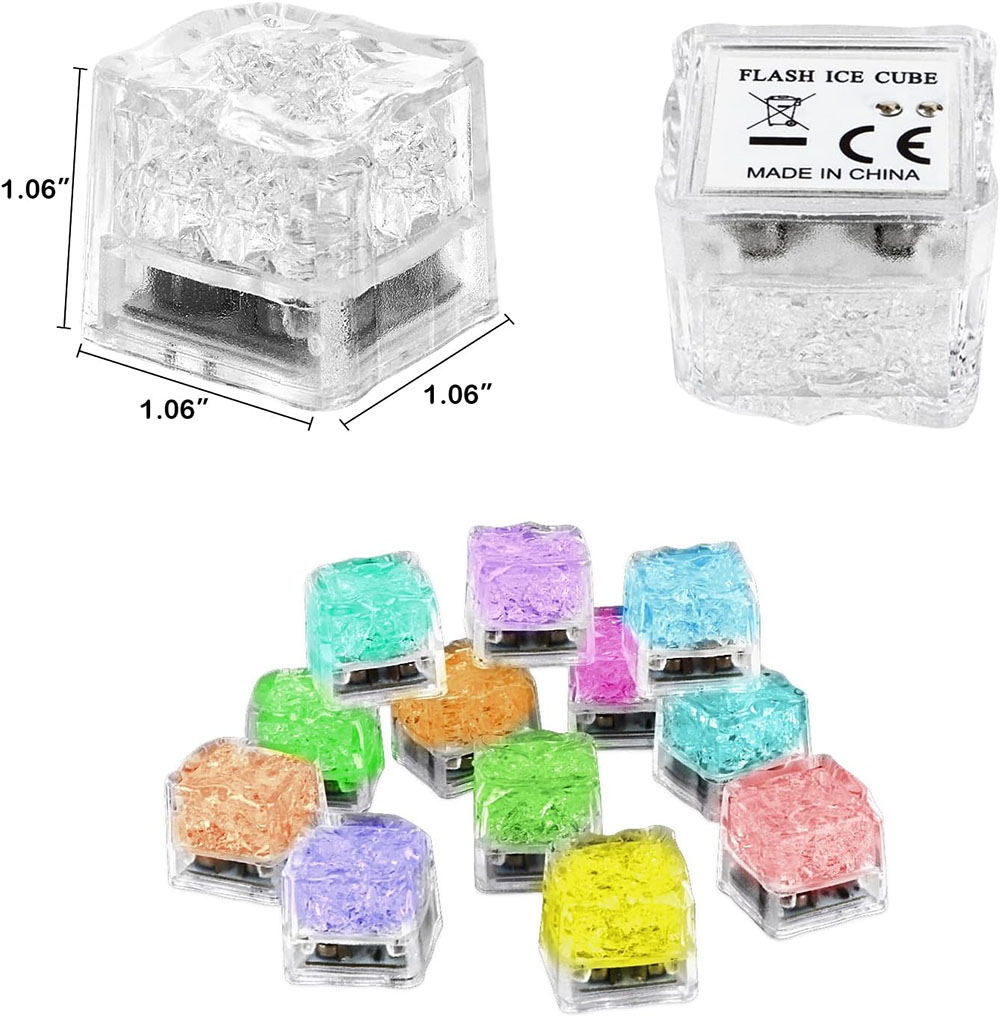 50/100 Pack of LED Ice Cubes G - Decor Lighting Pack 评论和价格