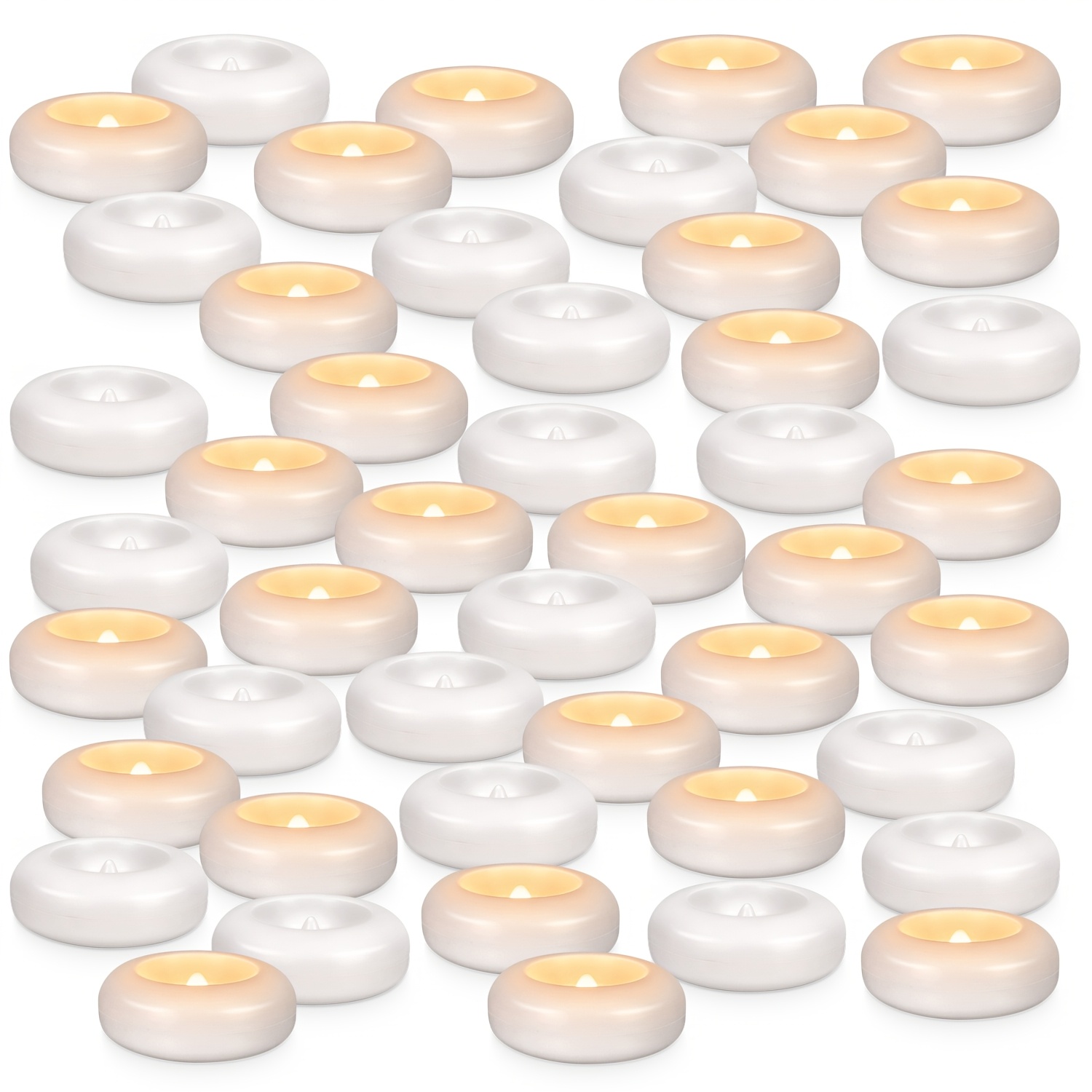 48 LED Floating Candles, 3-inc - Decor Lighting Hours 评论和价格