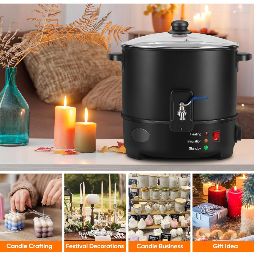 EU US Plug Electric Melting Ca - Wax Melter Electric 评论和价格