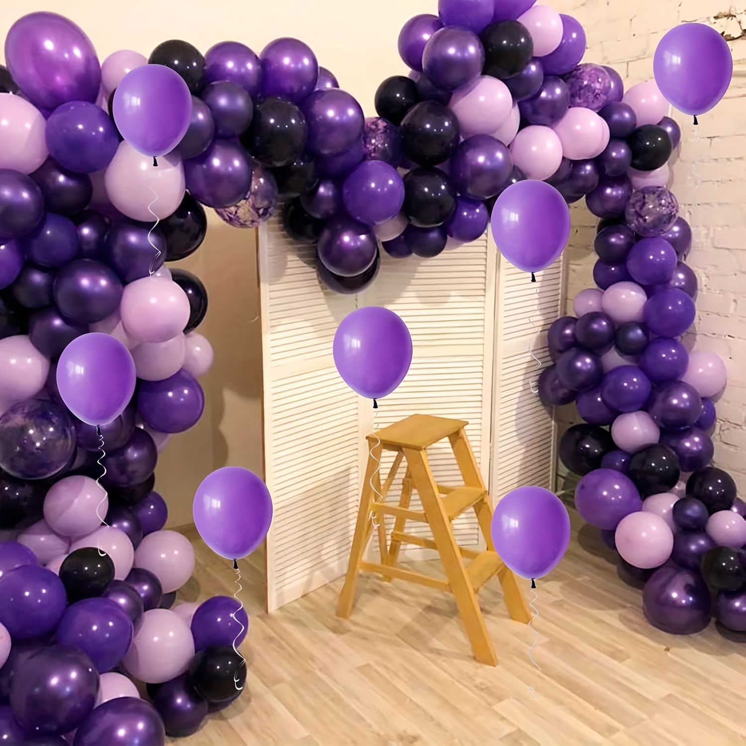 Purple and Black Balloons, 70  - Decor Lighting Pack 评论和价格