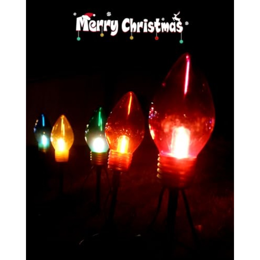 10 Lights Jumbo C9 Pathway Chr - Decor Lighting Pack 评论和价格