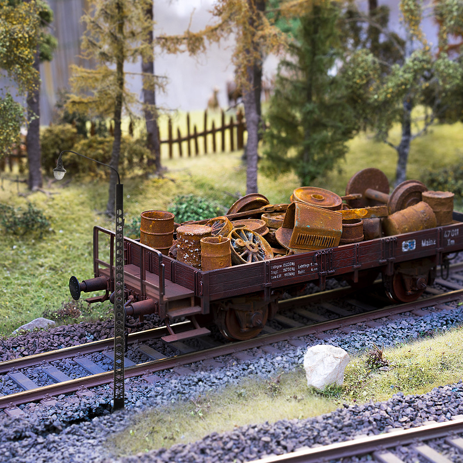 2Pcs Railroad Light Miniature  - Lighting Decor House 评论和价格