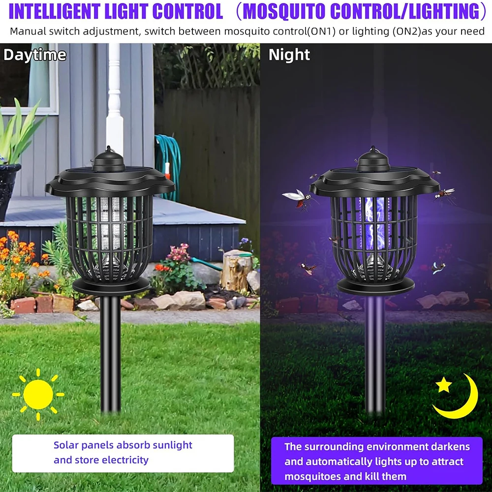 2-in-1 1200mAh LED Solar Light - Lighting Bug Decor 评论和价格