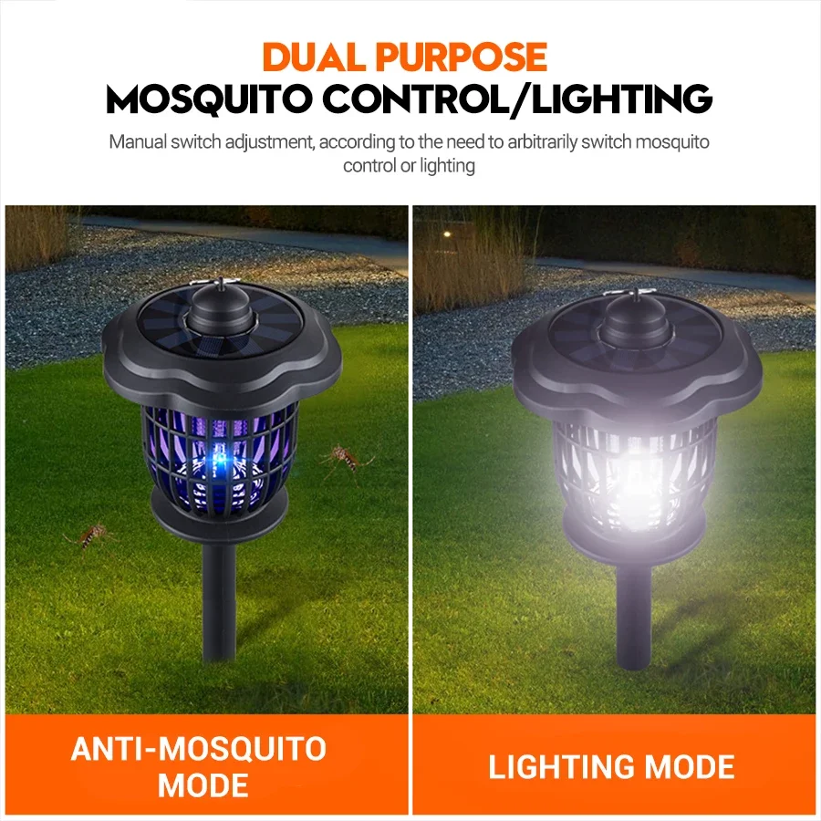 2-in-1 1200mAh LED Solar Light - Lighting Bug Decor 评论和价格