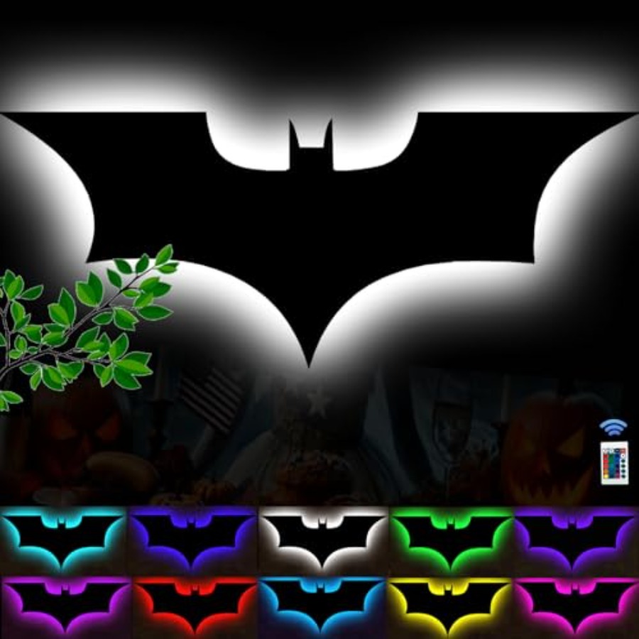 Bat Lamp Neon Sign LED Bat Sig - Lighting Christmas Decor 评论和价格