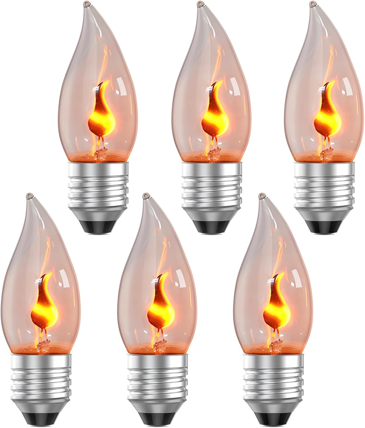 E26 Flame Light Bulbs, Flicker - Decor Lighting Pack 评论和价格