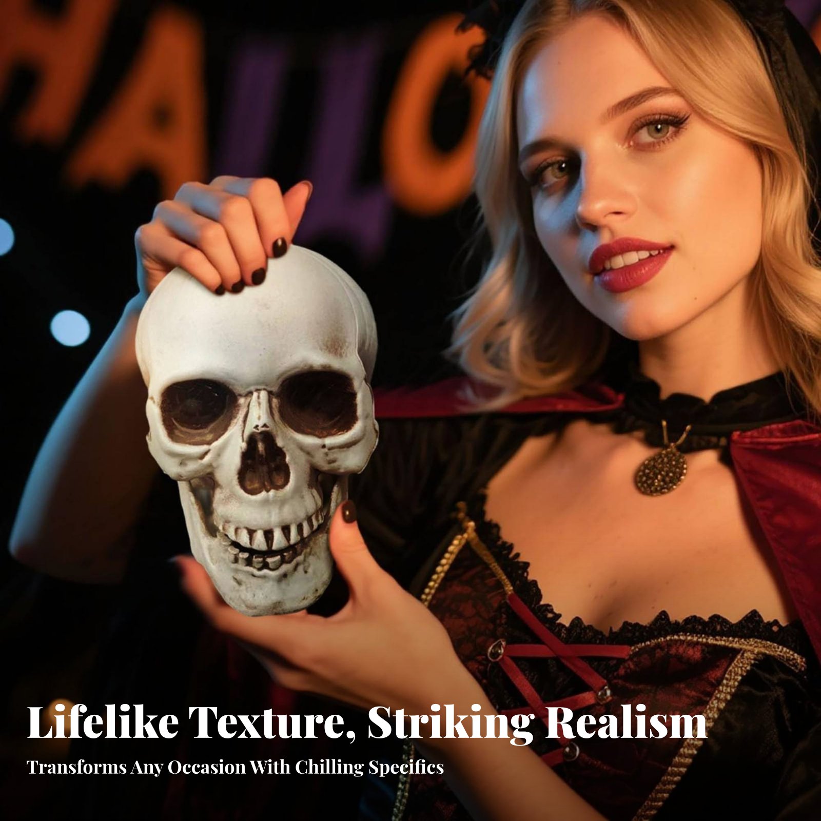 Realistic Skull Model Horror T - Lighting Decor 评论和价格