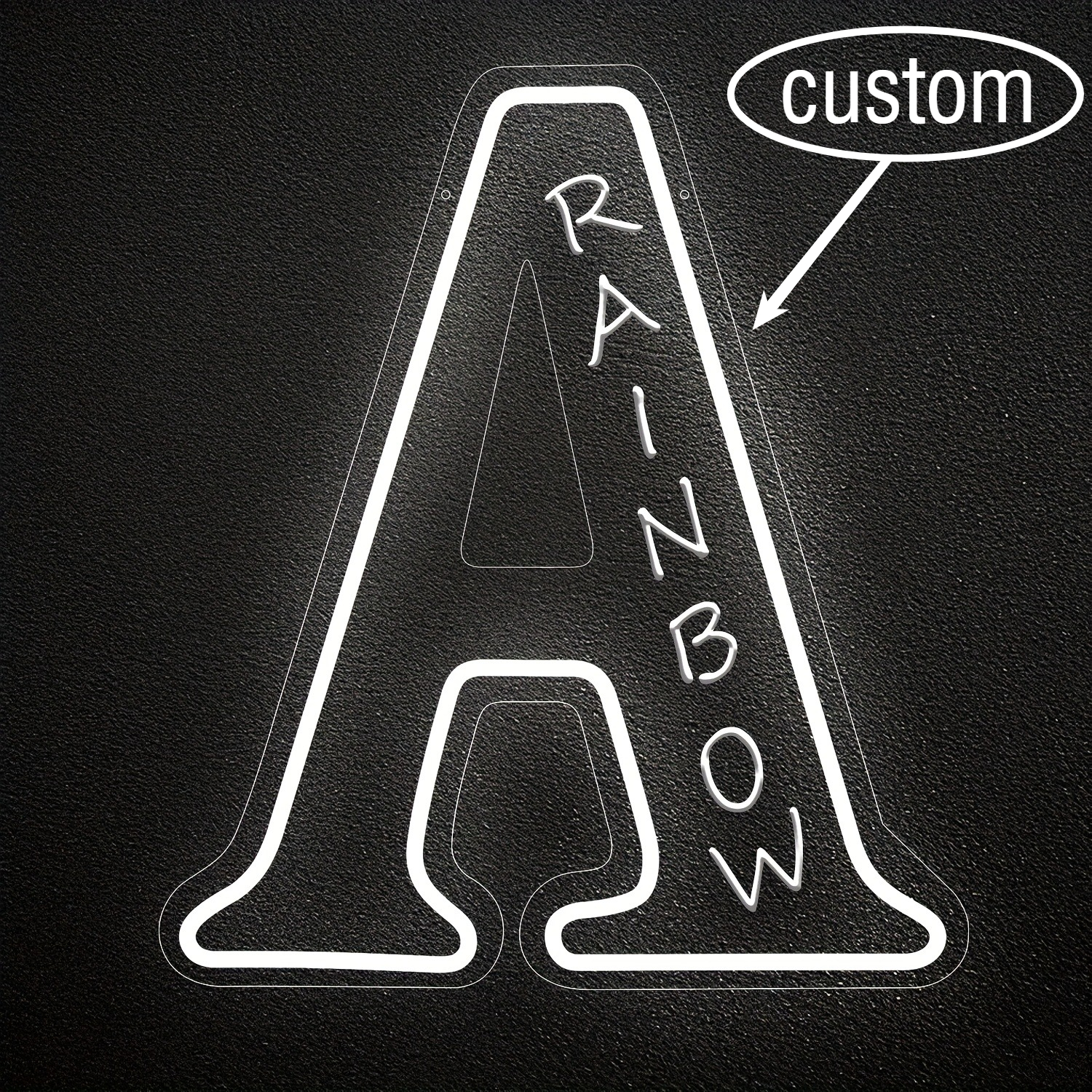 Custom 26 Letters 3D Embossed  - Lighting Christmas Decor 评论和价格