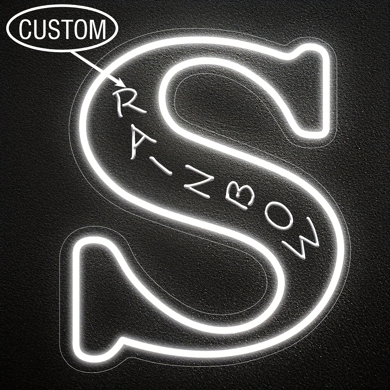 Custom 26 Letters 3D Embossed  - Lighting Christmas Decor 评论和价格