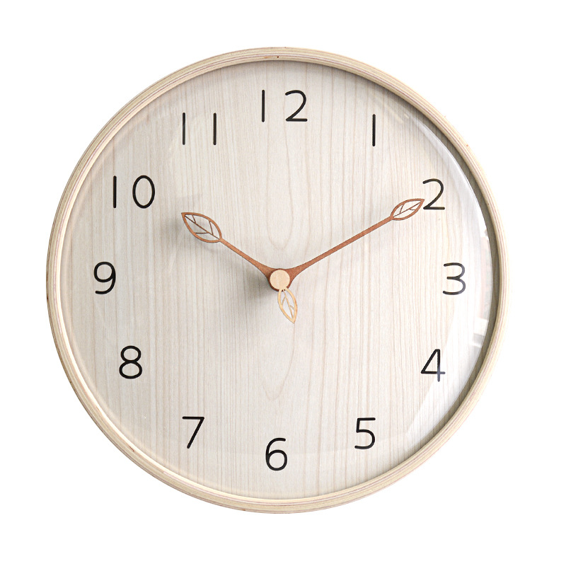 Nordic Style light Wooden Wall - Lighting Home Decor Wall Clocks 评论和价格