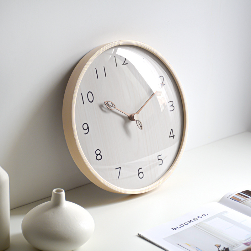 Nordic Style light Wooden Wall - Lighting Home Decor Wall Clocks 评论和价格