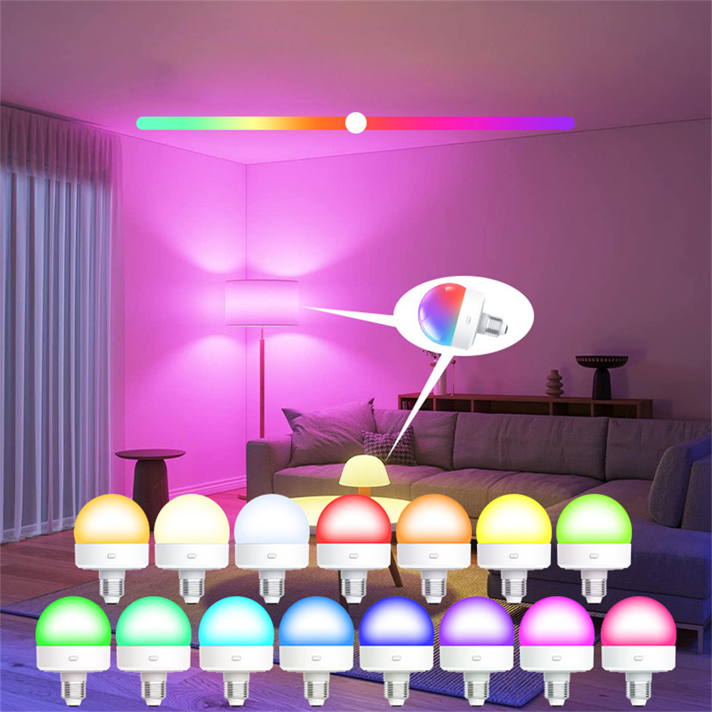 E26/E27 Base RGB Color Indoor  - Decor Lighting Hours 评论和价格