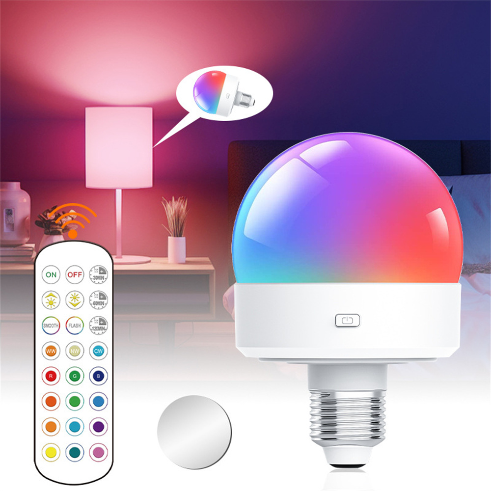 E26/E27 Base RGB Color Indoor  - Decor Lighting Hours 评论和价格