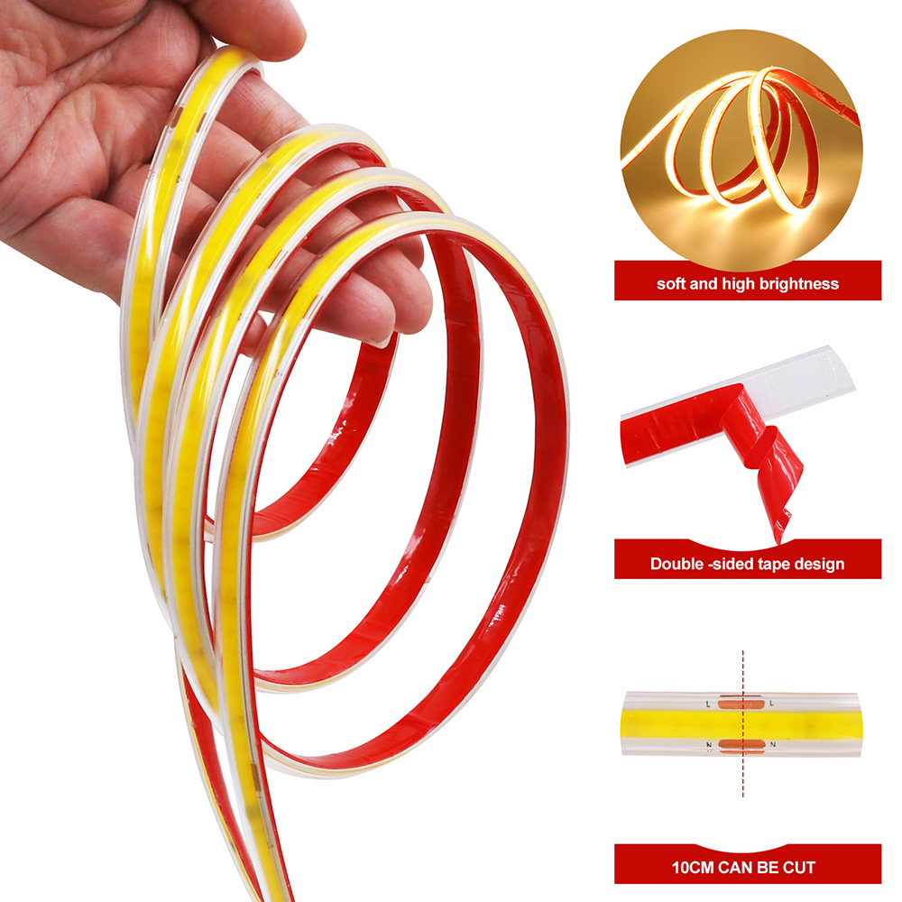 LED COB Strip Lights with Adhe - Decor Lighting Hours 评论和价格