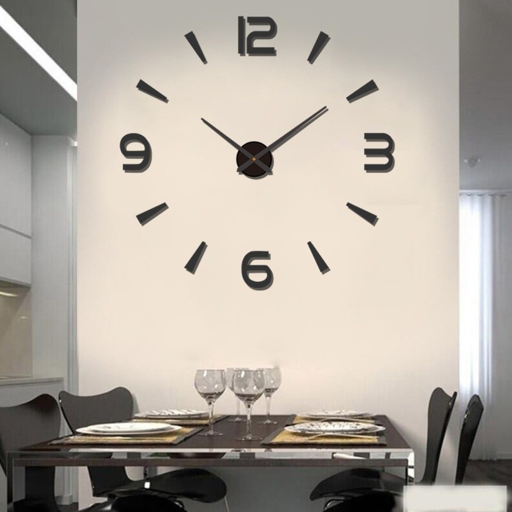 Frameless DIY Wall Clock Acryl - Lighting Home Decor Wall Clocks 评论和价格