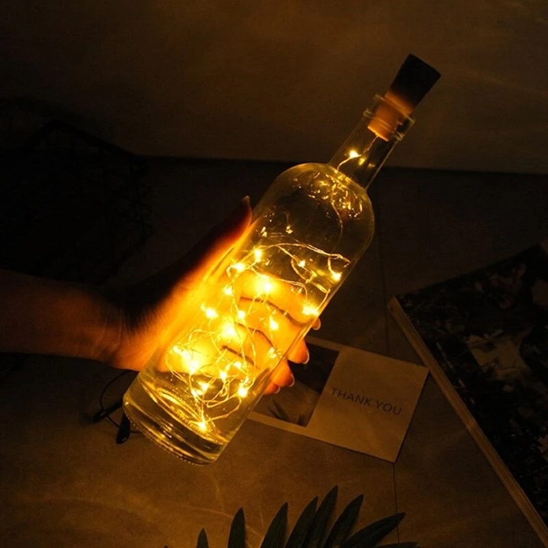 5PC/10PC  LED Bar Wine Bottle  - Decor Lighting Cork 评论和价格