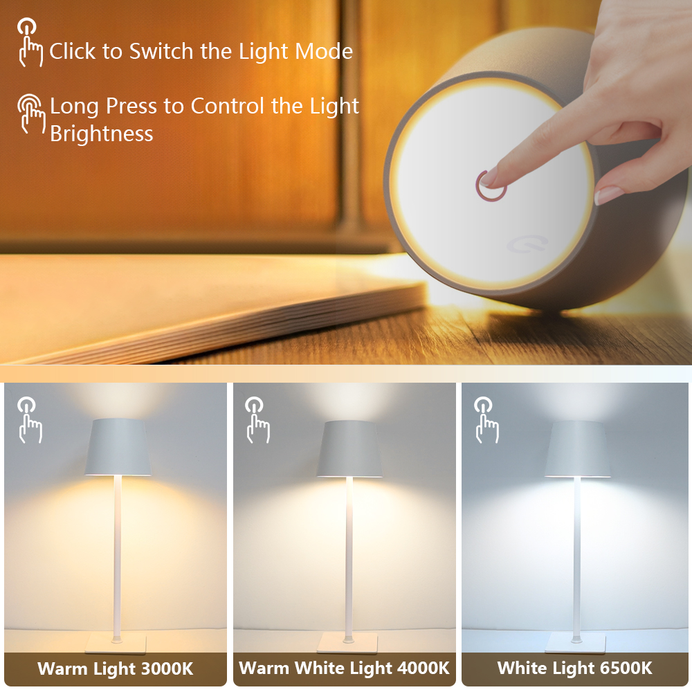 LED Rechargeable Desk Light Wi - Lighting Decor 评论和价格