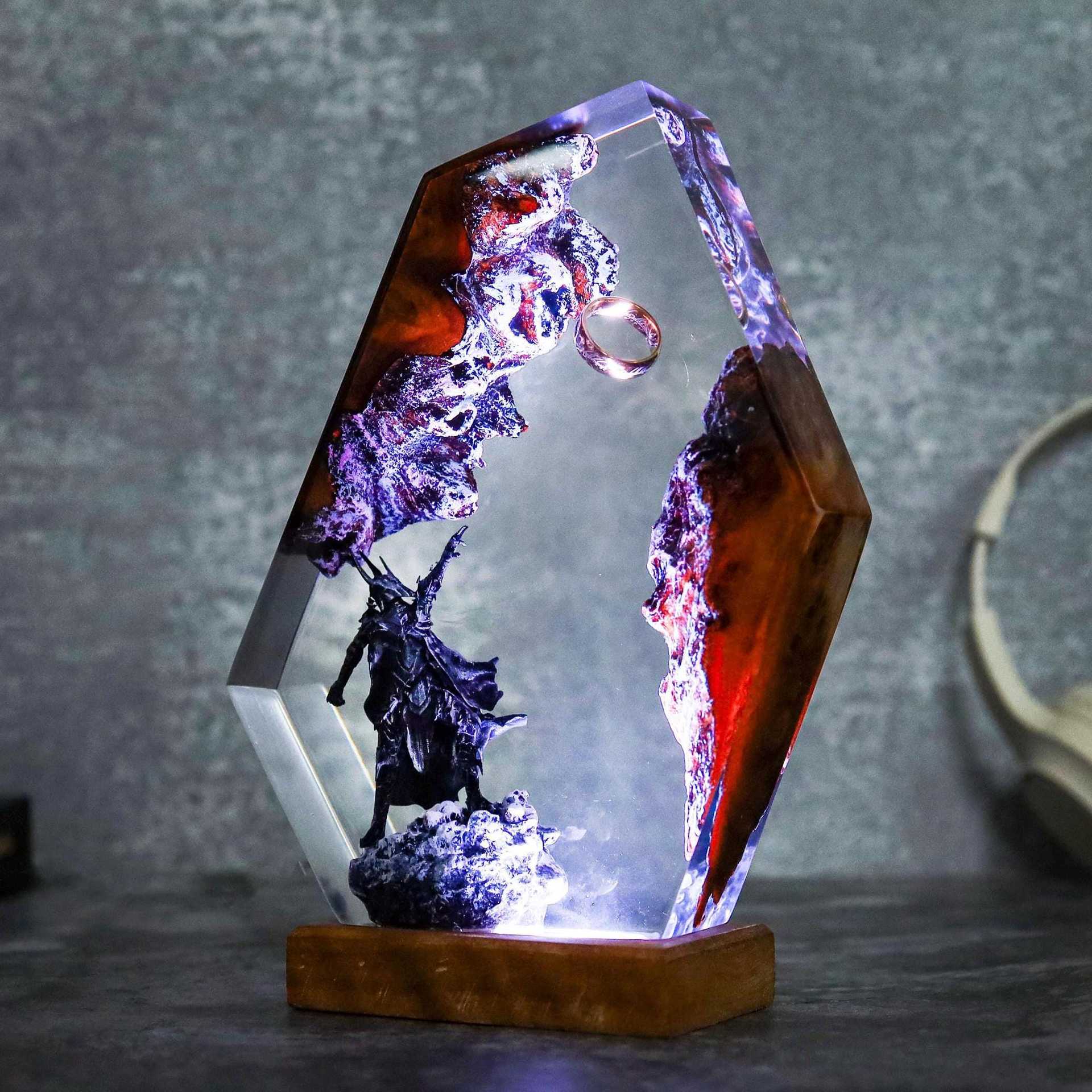 Movie Scence Figure Table Resi - Lighting Christmas Decor 评论和价格