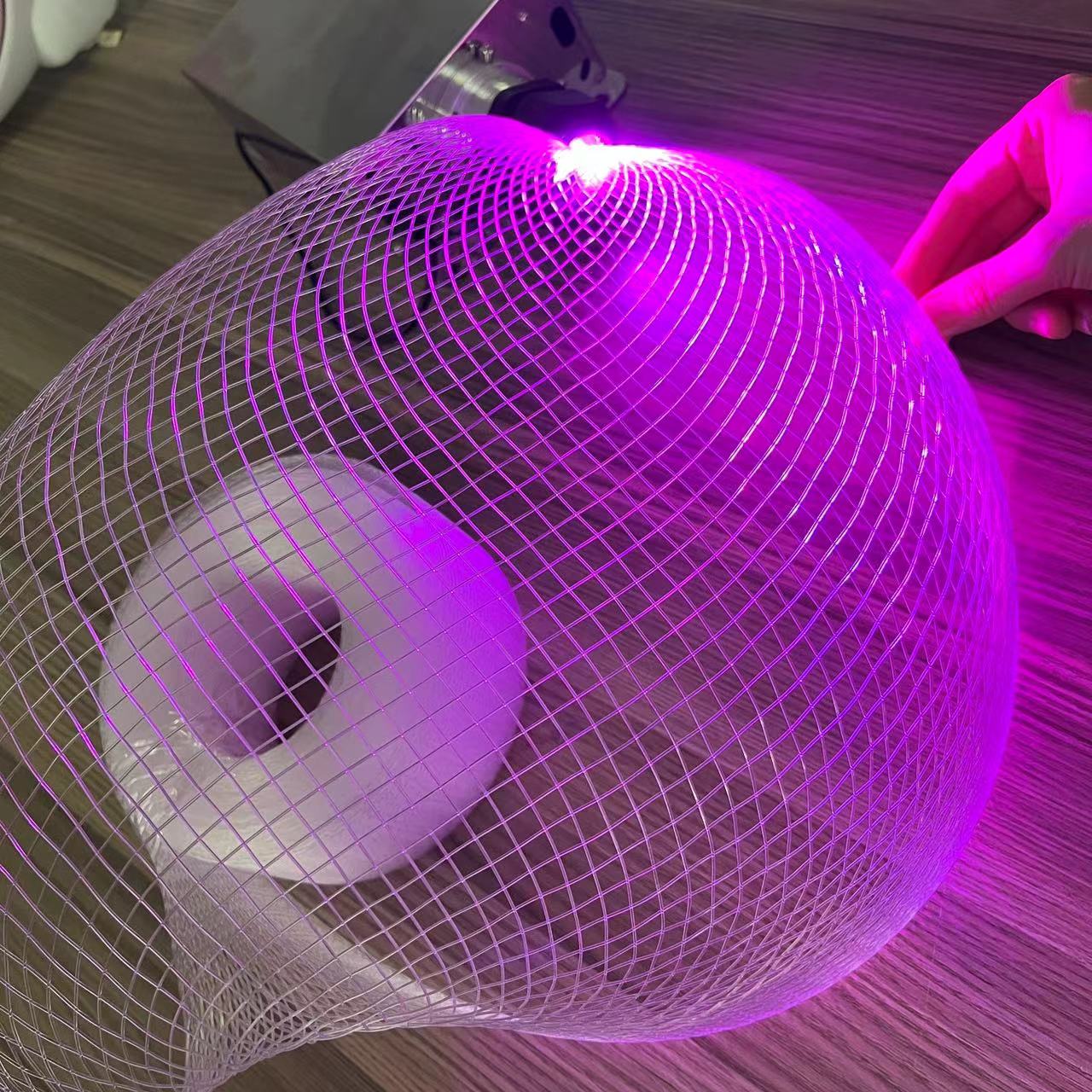 Plastic optical fiber, woven l - Lighting Tree Decor 评论和价格