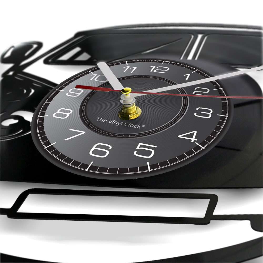 Minibus Vintage Vinyl Record W - Lighting Home Decor Wall Clocks 评论和价格