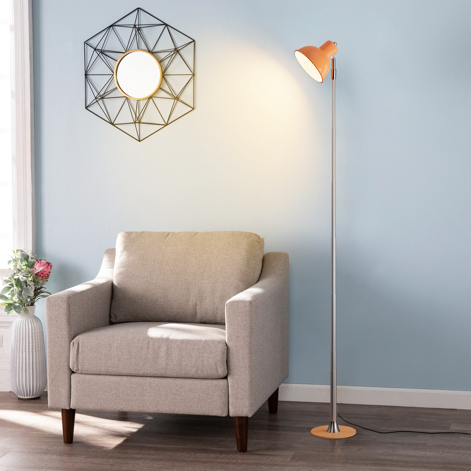 MARPOU Floor Lamp Adjustable w - Floor Lamp Tripod 评论和价格