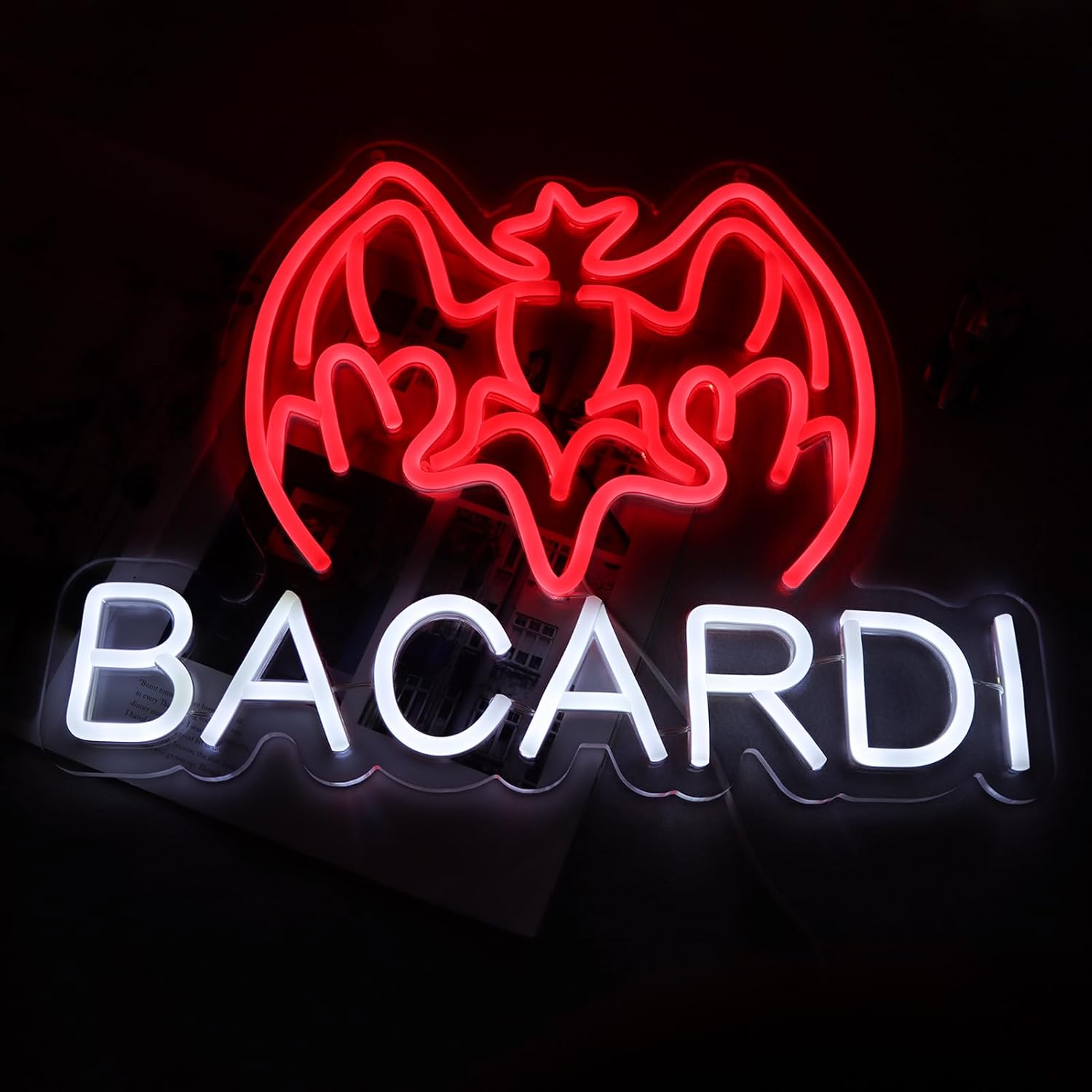 USB Dimmable Bacardi Bat Logo  - Home Decor Lighting Brands 评论和价格